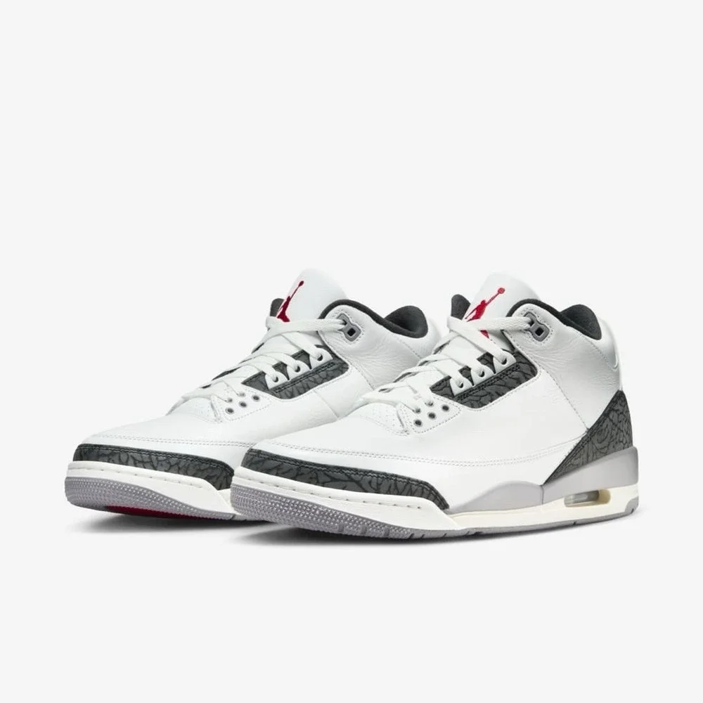 Nike Air Jordan 3 Retro Shoes 'Cement Grey' (2024) CT8532-106 Men's Size 13
